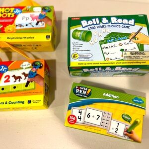 Kids educational activities for phonics and math